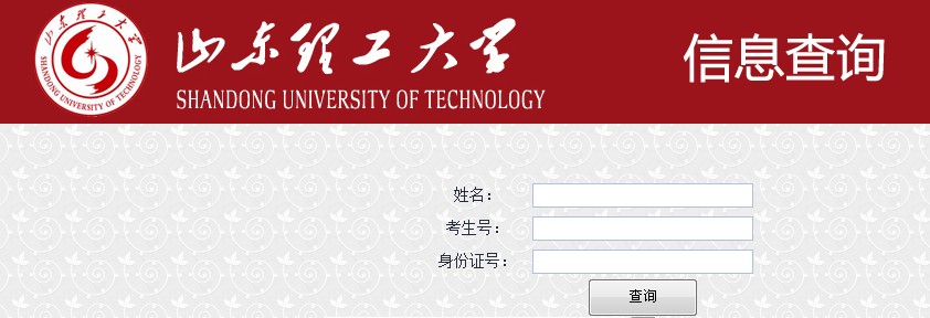 山东理工大学2013高考录取结果查询入口2