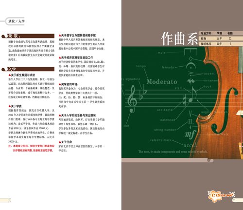 中央音乐学院2012年本科招生简章5