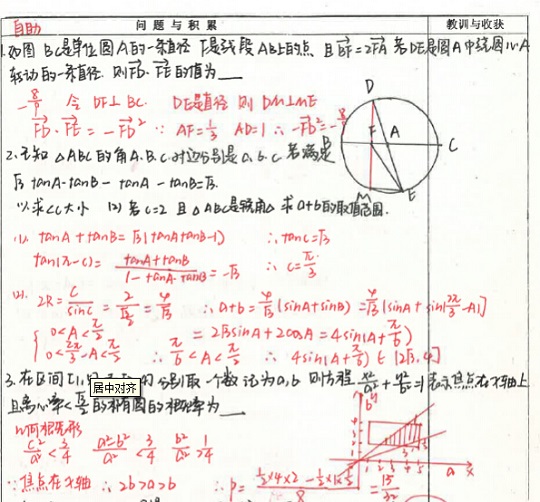 2014衡水中学文科学霸高中数学高考状元笔记二2