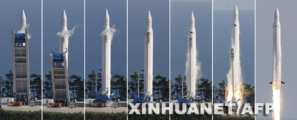 韩国声称首枚运载火箭发射“取得了一半成功”2