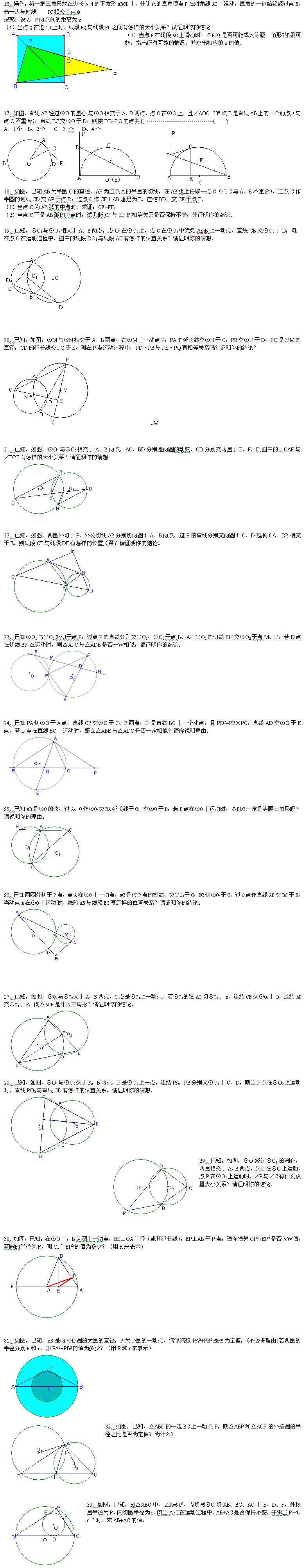 《动态数学问题50例》(二)2