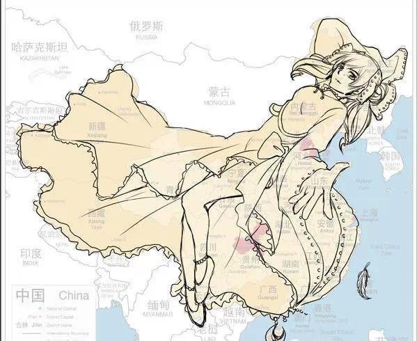 高考地理：史上最漂亮的中国地图1