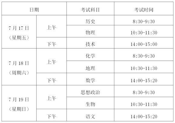 浙江省7月学考安排确定！5月19日起网上报名1